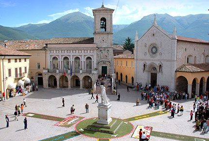 Norcia, history and sacred
